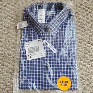 Brand new Express MX1 dress shirt size Medium